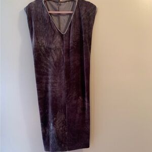Sinew Moon Bamboo Velour Tunic Dress